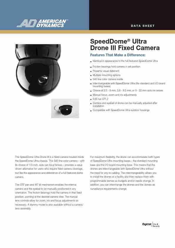 American Dynamics Security Camera Ultra Drone III-page_pdf